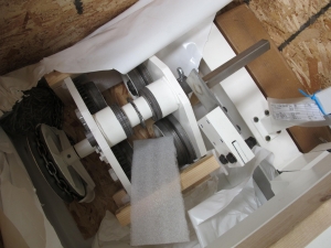 3-TON CHAIN HOIST, VARIABLE FREQUENCY DRIVE, 480 VAC MODEL RRT CODE 9540CF CM LODESTAR (W-44) LOADING & HANDLING FEE $15-